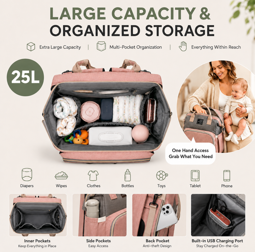 Luxe Diaper Bag