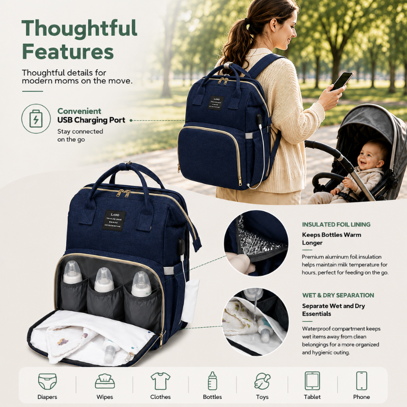 Luxe Diaper Bag